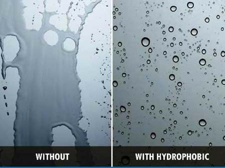Toughened Glass /Hydrophobic Coating for Glass